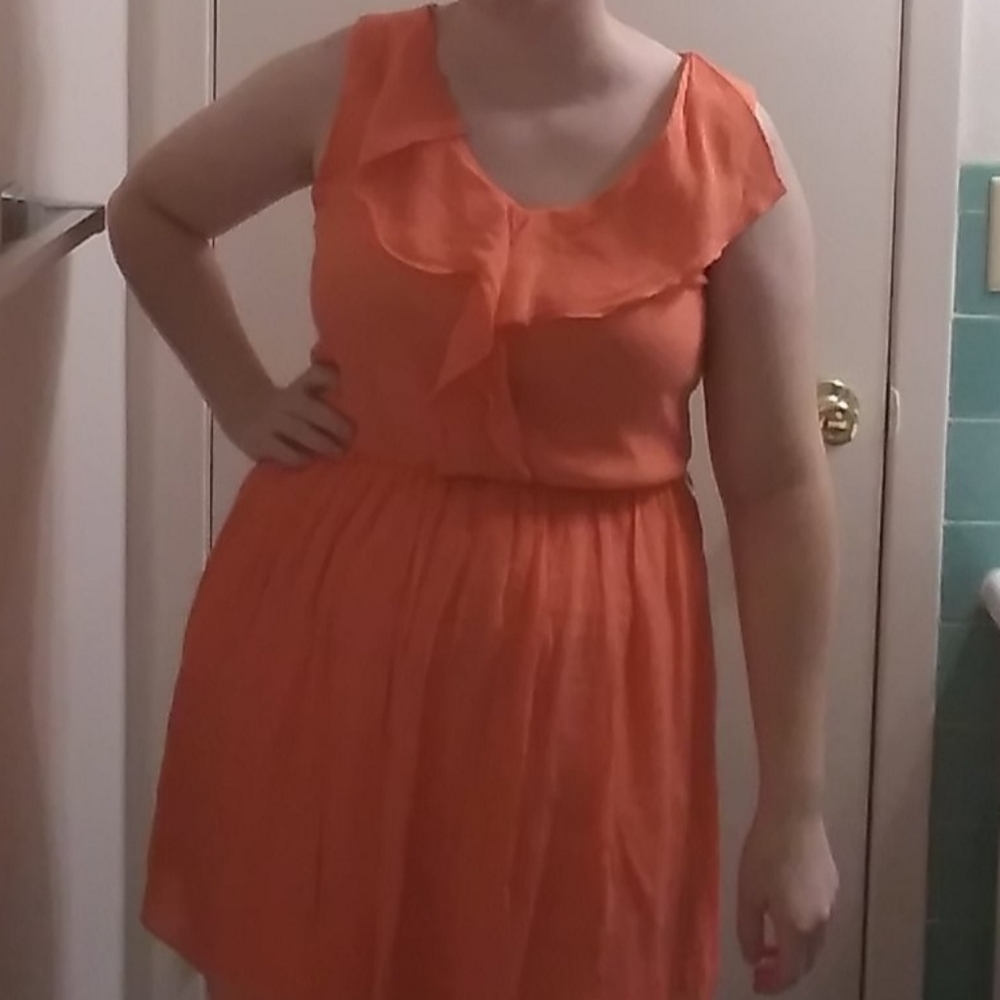 Orange Peach Dress